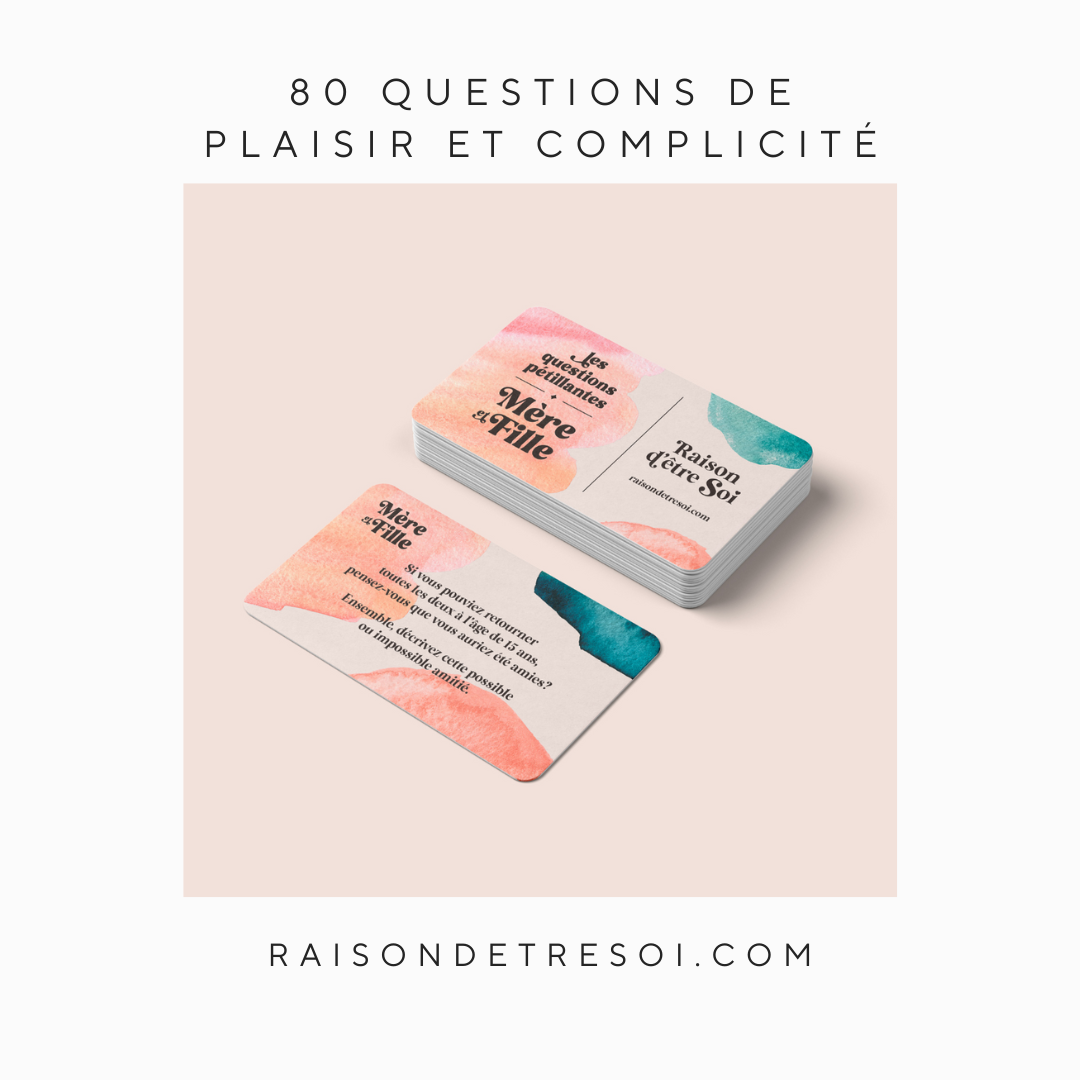 Le jeu Les Questions Pétillantes version mère et fille