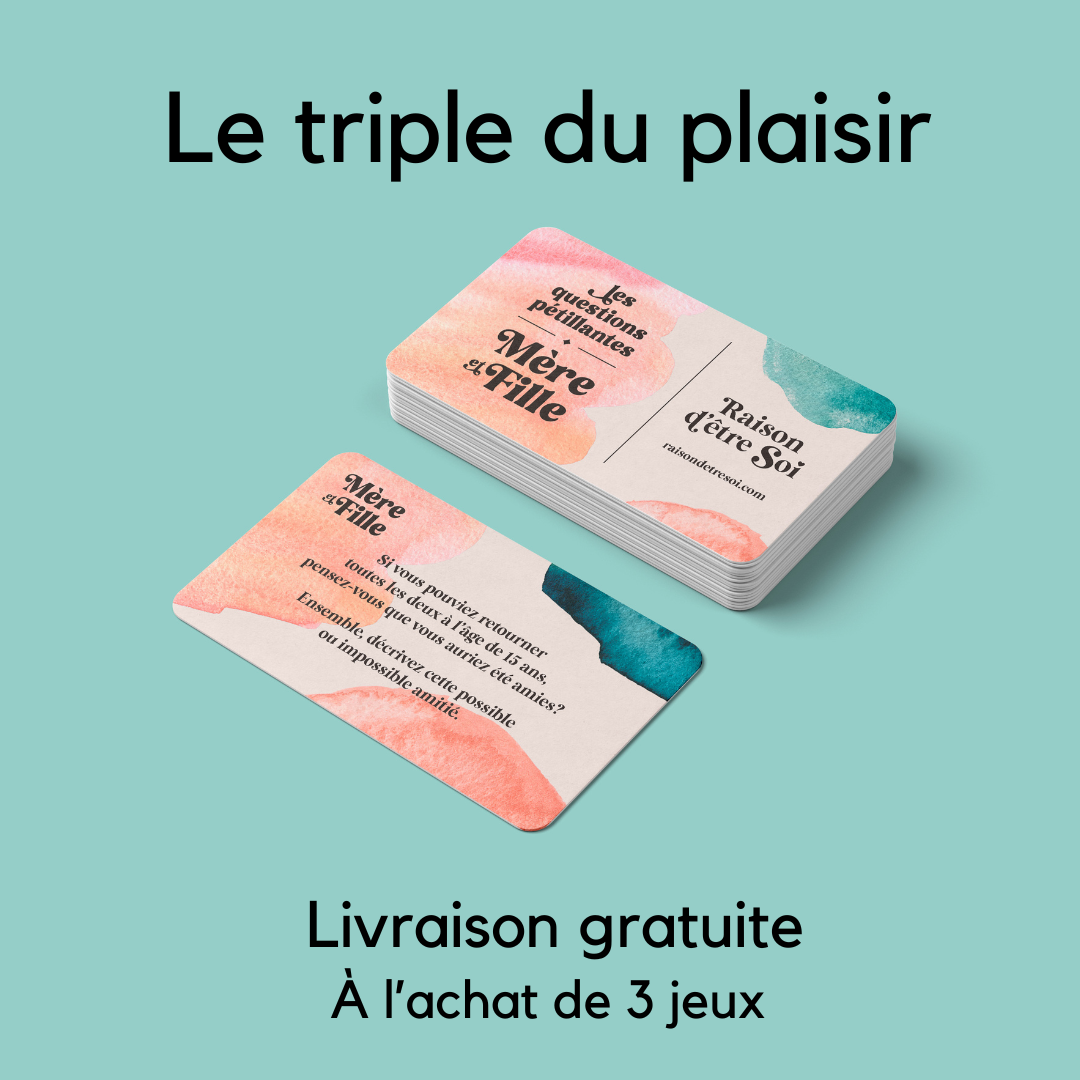 Le jeu Les Questions Pétillantes version mère et fille